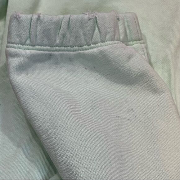 Leallo Green Jogger Sweatpants Distressed Light Pink Shade sz XS SEE DISCLOSURE - Picture 15 of 16